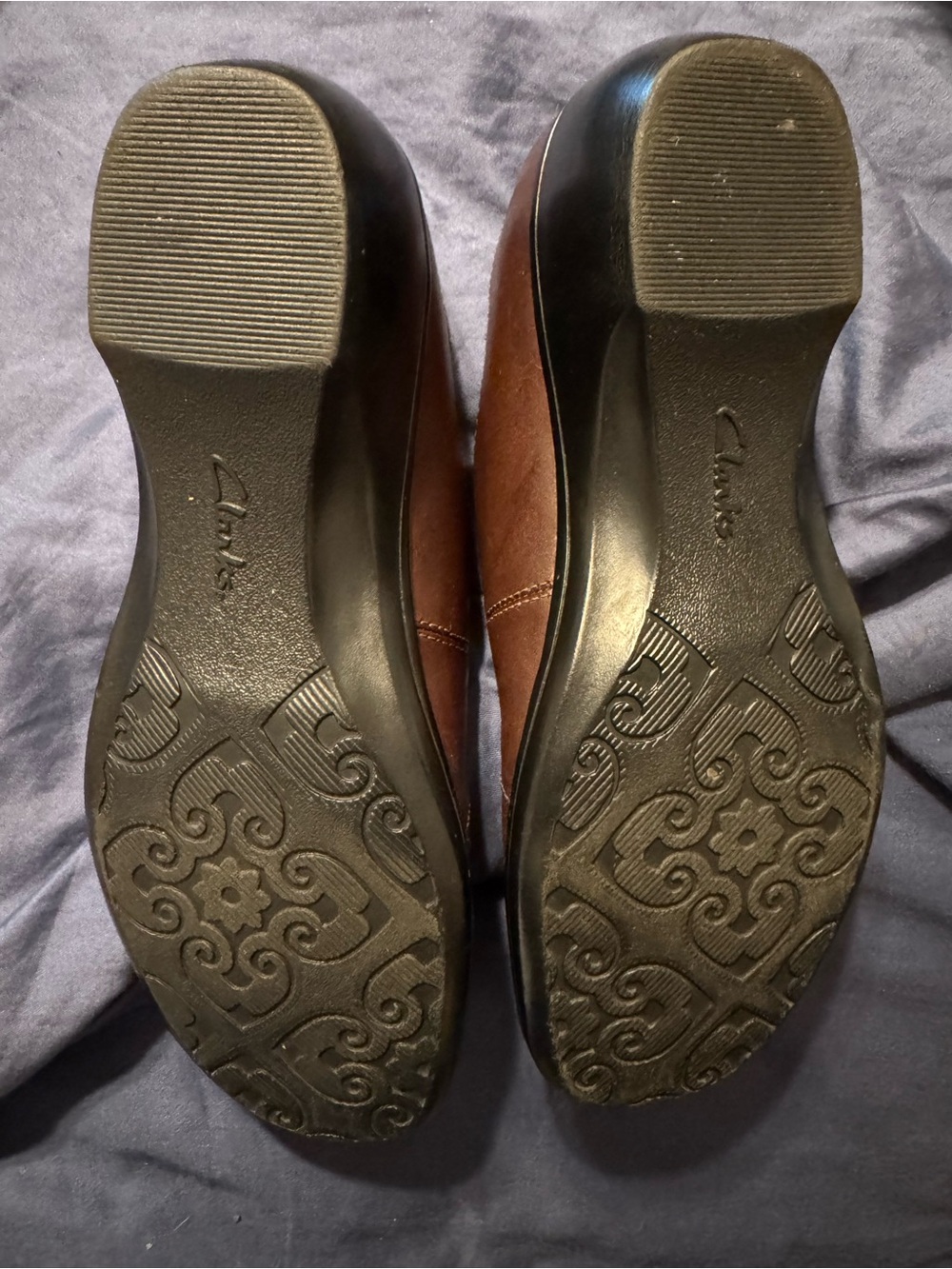 Clarks Brown Blueorient Comfort Loafer. Mary - Picture 6 of 7